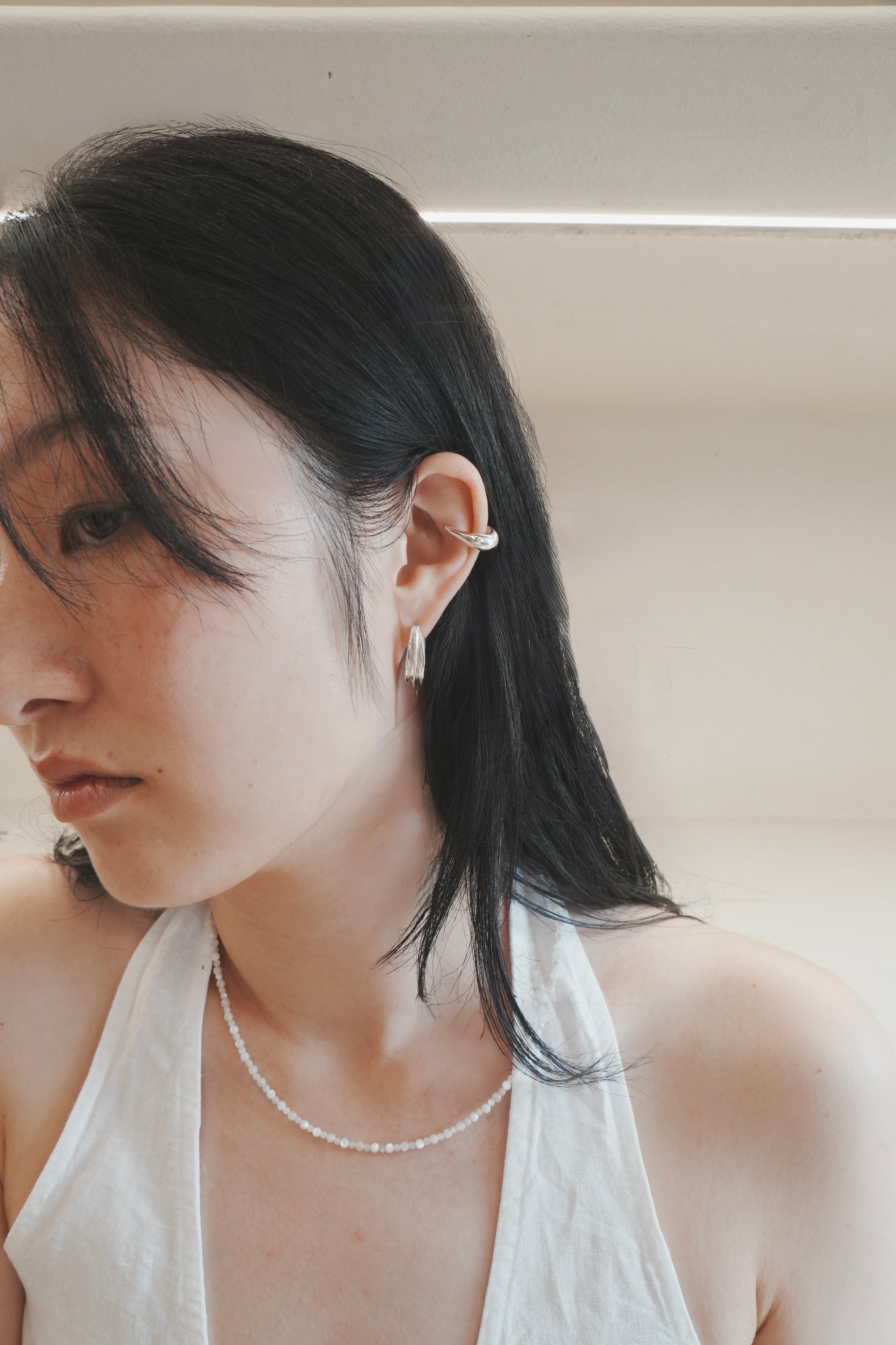 Classic dome - ear cuff